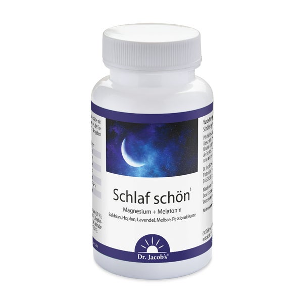 Dr. Jacob's Schlaf schön Melatonin Melisse Baldrian Hopfen 90 St