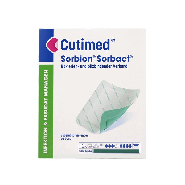 Cutimed Sorbion Sorbact Wundauflage 10x1 12 St