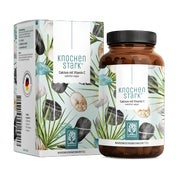 Calcium Komplex hochdosiert mit Vitamin C -  KNOCHENSTARK - 120 vegane Kapseln - NATURTREU® 120 St