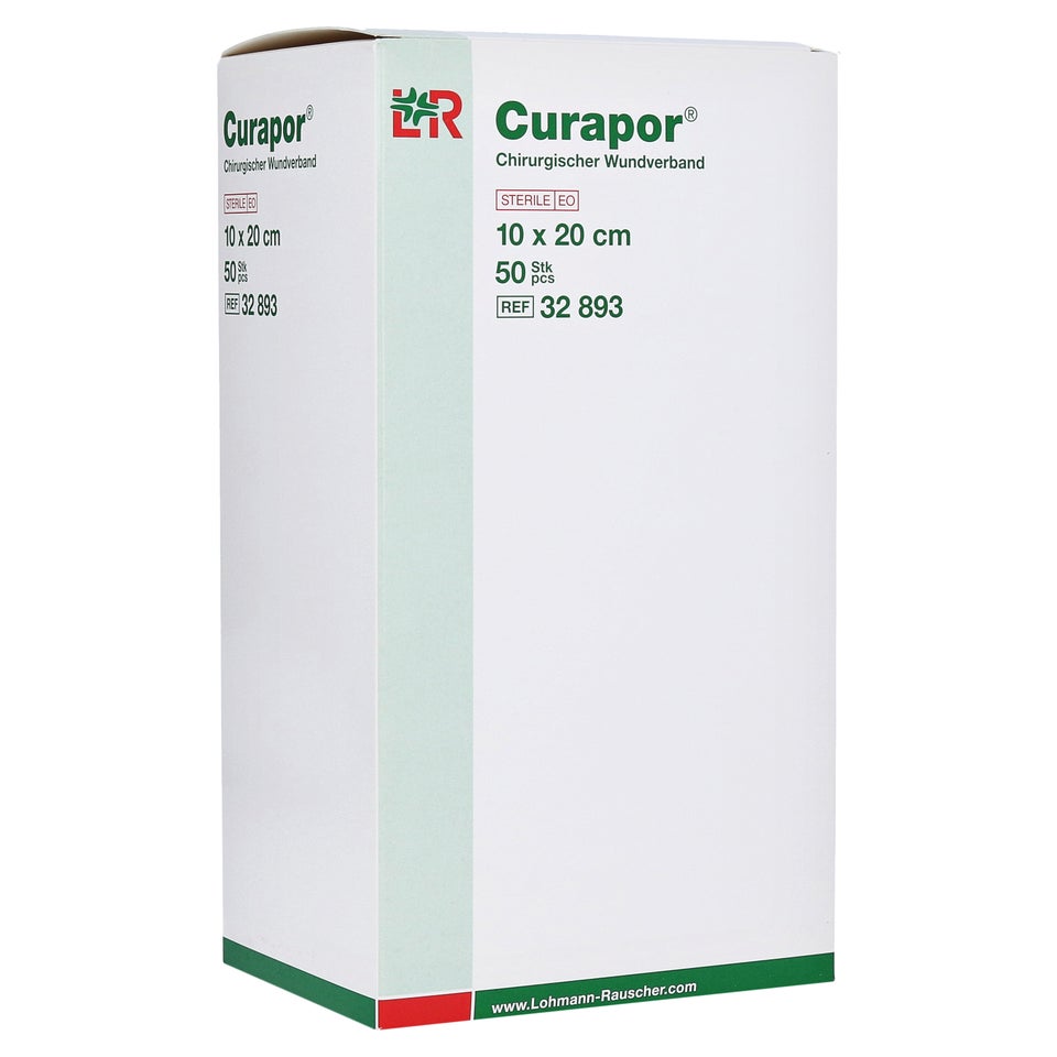 Lohmann & Rauscher Curapor chirurgischer Wundverband STERIL, 20 x 10 cm (50 Stück) main image 0