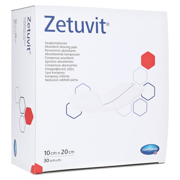 Zetuvit Saugkompressen Unsteril 10x20 cm 30 St