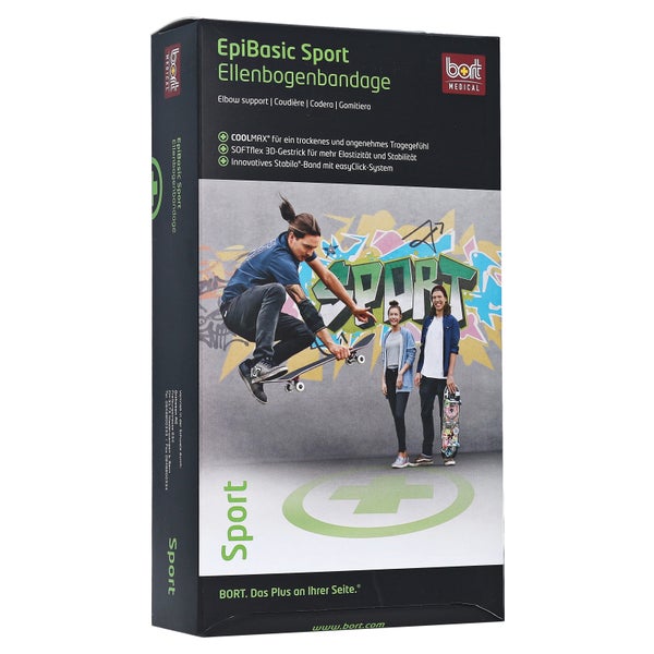 BORT Epibasic Sport Bandage XL schwarz 1 St