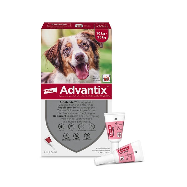 Advantix Spot-on Hunde 10-25 kg 4 St