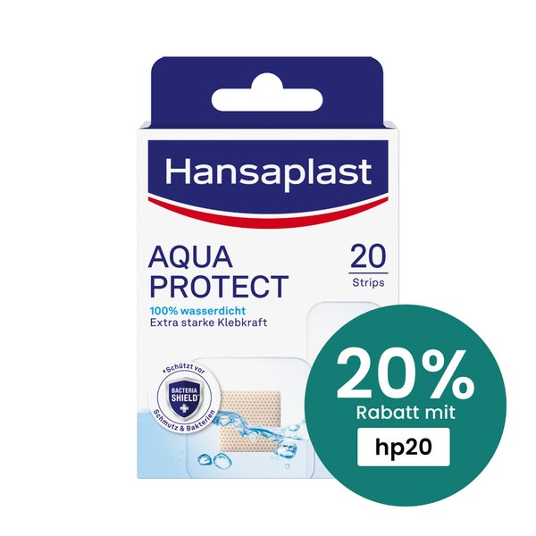 Hansaplast Aqua Protect Pflasterstrips 20 St