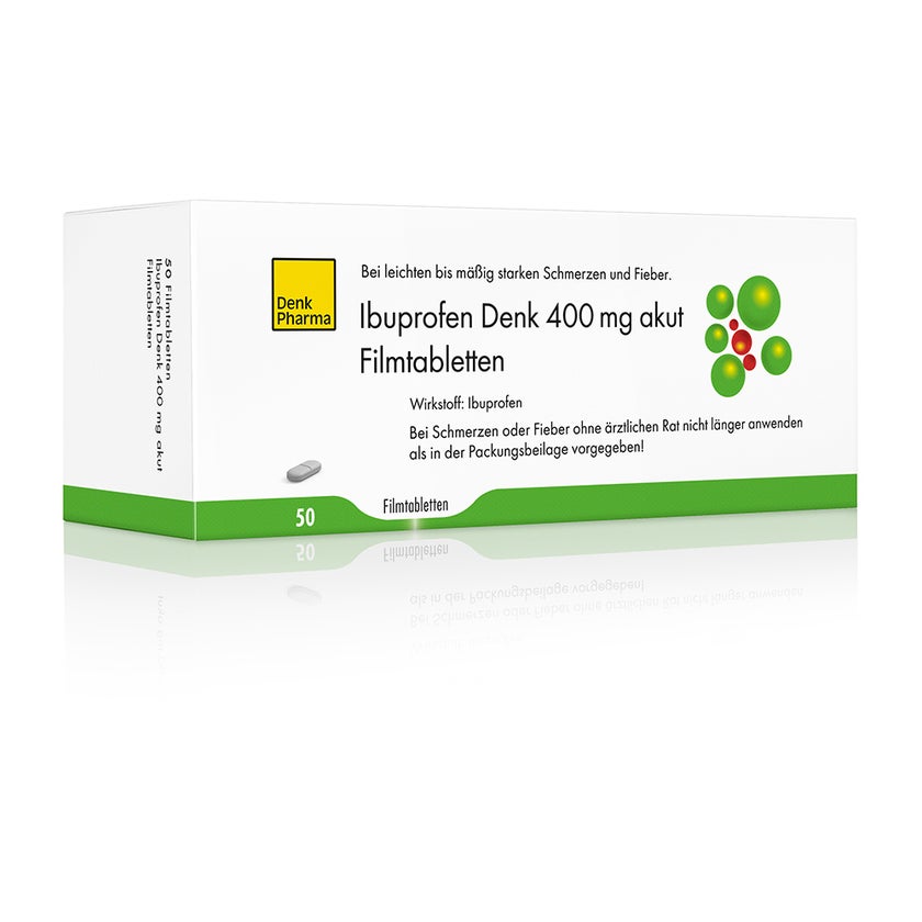 Ibuprofen Denk 400 mg akut Filmtabletten 50 St