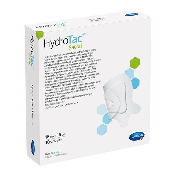 HydroTac comfort sacral Schaumverband 18x18cm 10 St