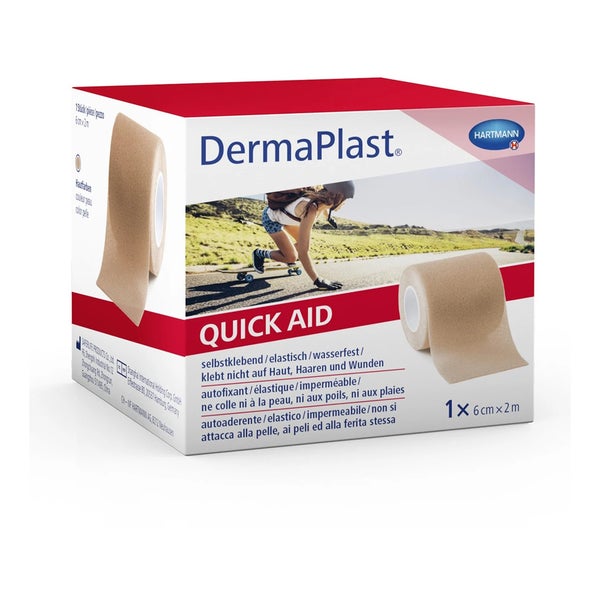 DermaPlast Quick Aid 6cmx2m hautfarben 1 St