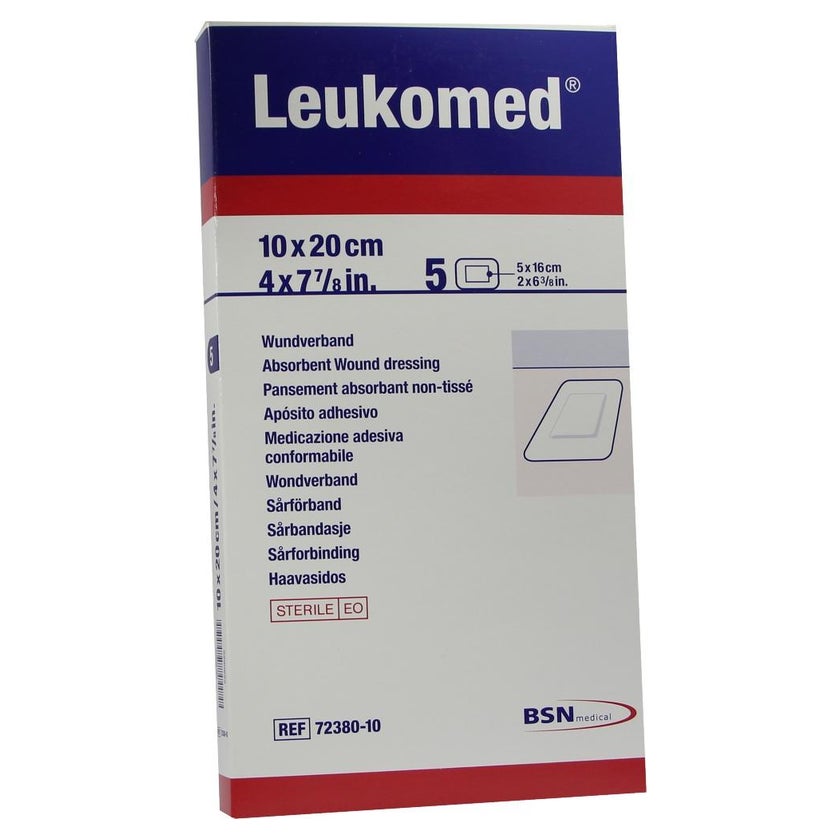 Leukomed Sterile Pflaster 10x20 cm 5 St