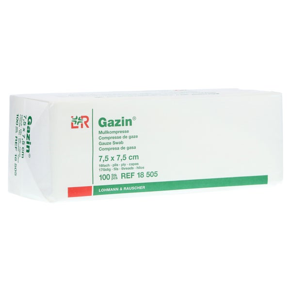 Lohmann & Rauscher Gazin Mullkompresse unsteril - 7,5x7,5cm 100 St
