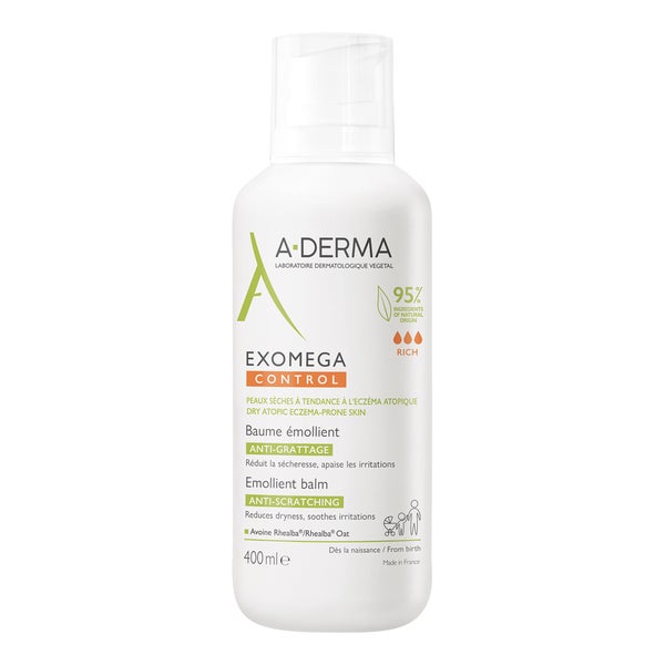 A-Derma EXOMEGA Control Rückfettender Balsam 400 ml