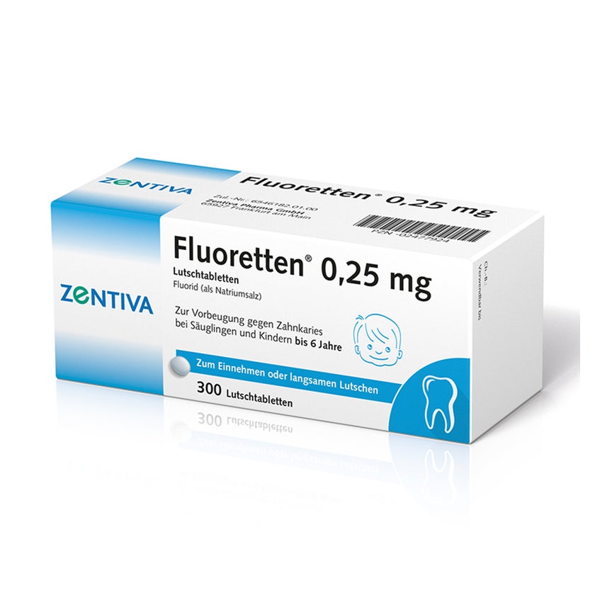 Fluoretten 0,25 mg Tabletten 300 St