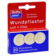 Gothaplast Wundpflaster soft Vlies 2,5cm Durchmesser 20 St