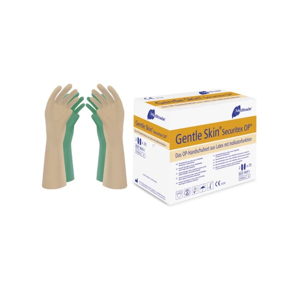 Securitex Latex Op-handschuhe steril Gr. 25X4 St 25X4 St