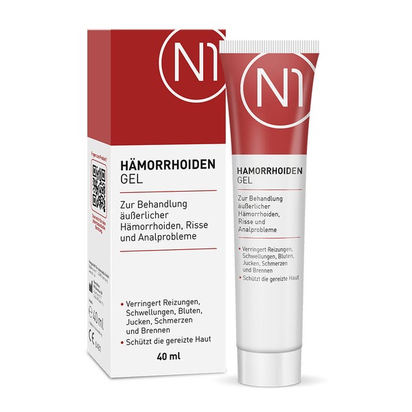 N1 Hämorrhoiden Gel - Hämorrhoidensalbe 40 ml