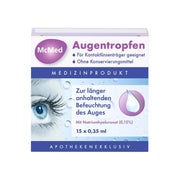 Produktabbildung: McMed Augentropfen Einzeldosispipetten 15X0,35 ml