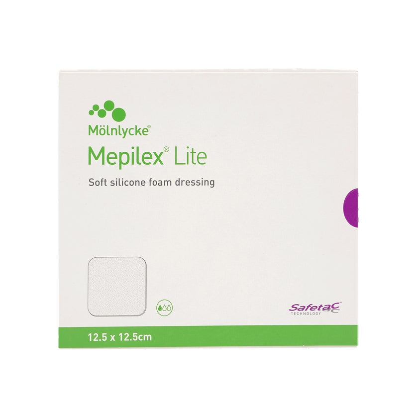 Mepilex Lite Schaumverband 12,5 x 12,5 cm steril 5 St