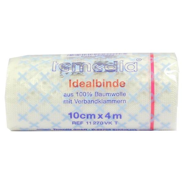 Idealbinde 10 cm mit Klammer 1 St