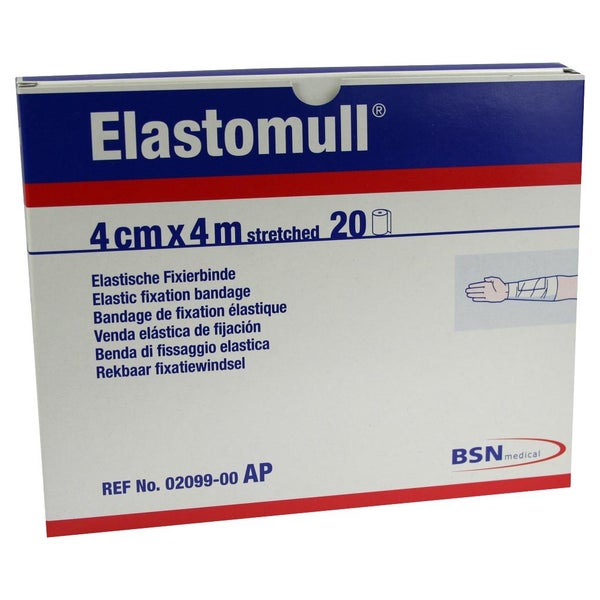 Elastomull 4 cmx4 m elast.Fixierb.2099 20 St