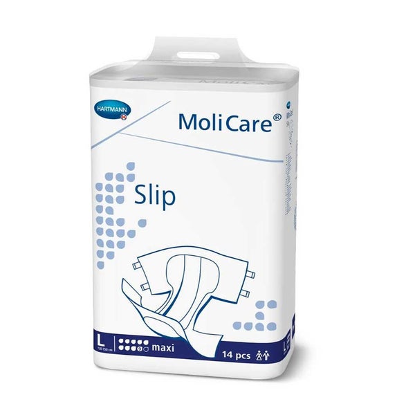 MoliCare Slip maxi, 9 Tropfen, Gr. L, 120 - 150 cm Hüftumfang 14 St