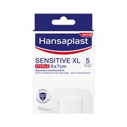 Produktabbildung: Hansaplast Sensitive XL Wundverband 6 x 7cm 5 St