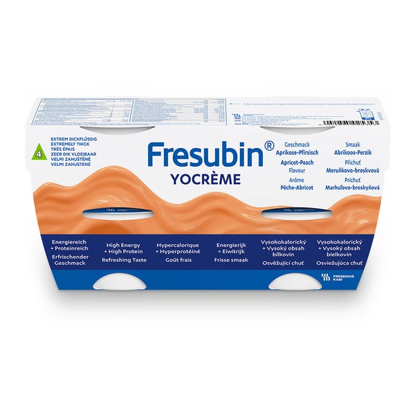 Fresubin Yocreme Aprikose Pfirsich 4X125 g