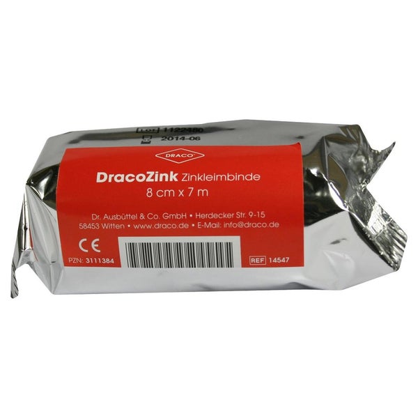 Zinkleimbinde Dracozink 8 cmx7 m 1 St
