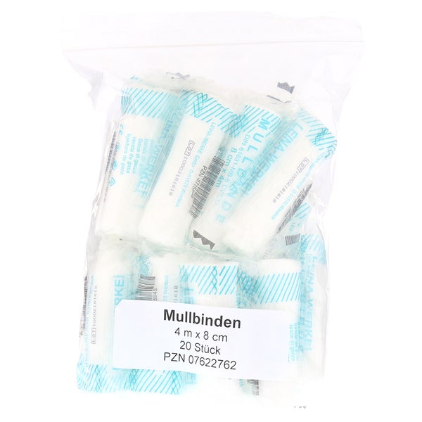 Mullbinden 8 cmx4 m 20 St