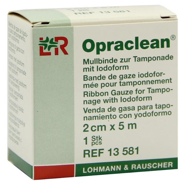 Opraclean Mullbinde zur Tamponade mit Iodoform 1 St