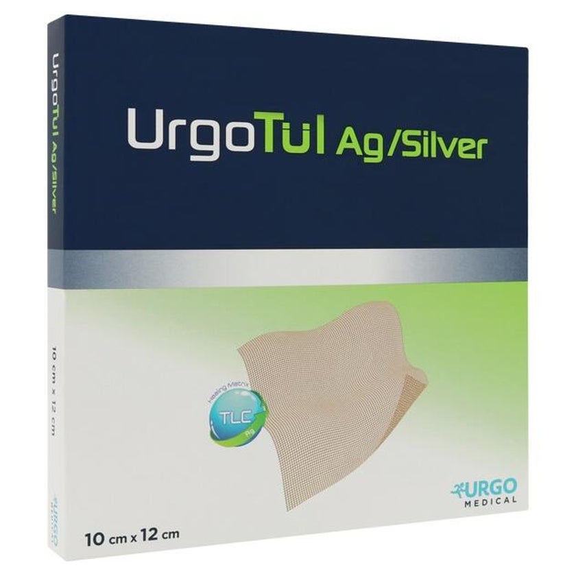 Urgotül Silver 10x12 cm Wundgaze 10 St
