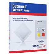 Cutimed Sorbion SANA Wundauflage 22x22 c 12 St