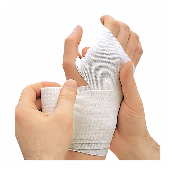 Lohmann & Rauscher Lenkelast Universalbinde, weiß, steril – längselastisch, dauerelastisch - 1 Packung = 10 Stück, einzeln eingesiegelt, Maße: 15 cm x 5 m 10 St