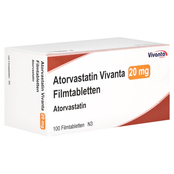 ATORVASTATIN Vivanta 20 mg Filmtabletten 100 St