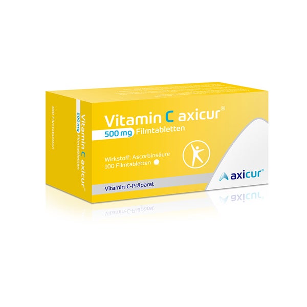 Vitamin C axicur 500 mg 100 St