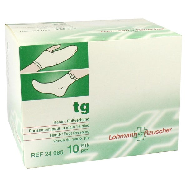Lohmann & Rauscher tg Hand-/Fußverband, gebrauchsfertig, flexibel und hautfreundlich 10 St