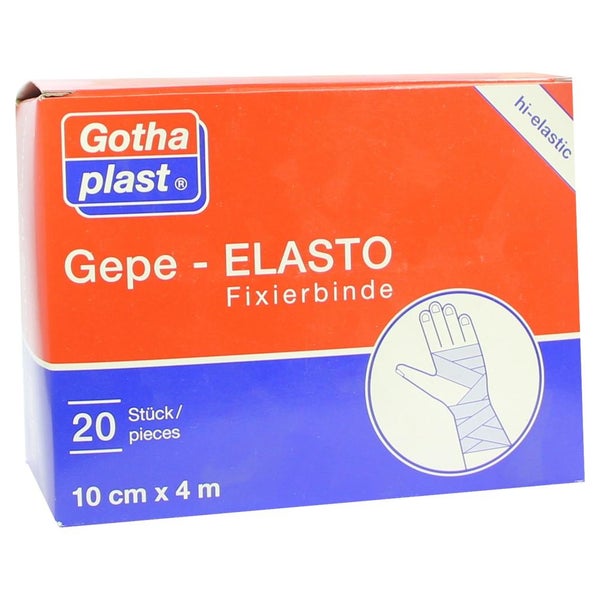 Gothaplast Elasto Fixierbind.10 cmx4 m 20 St