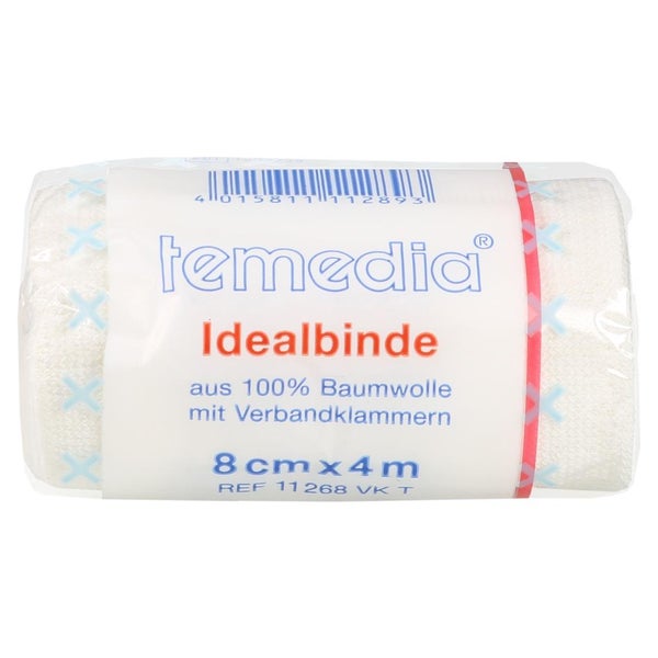 Idealbinde 8 cm mit Klammer 1 St