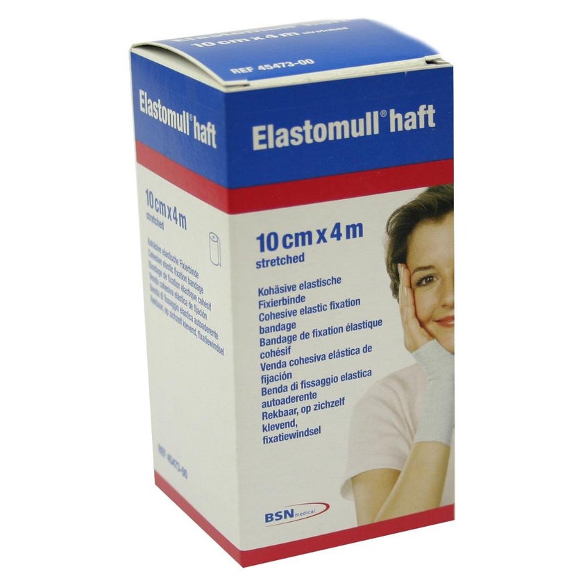 Elastomull haft 10 cmx4 m 45473 Fixierbinde 1 St