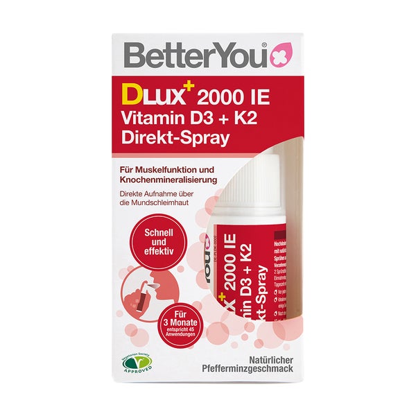 BetterYou Vitamin D3 + K2 Direkt-Spray 12 ml