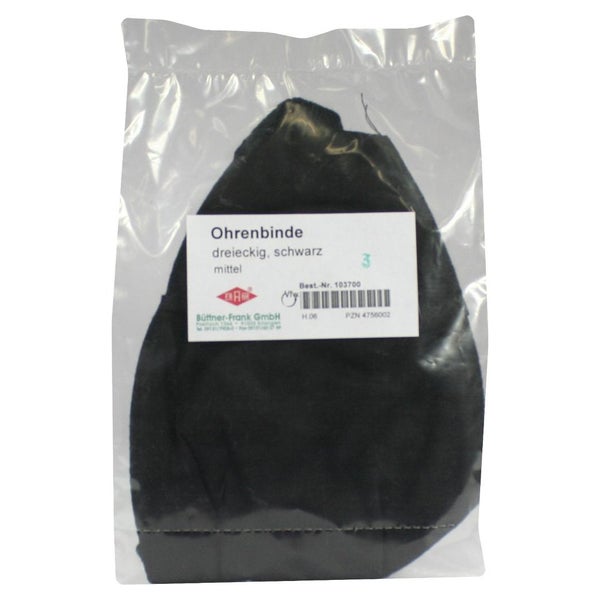 Ohrenbinde Mittel Schwarz 1 St