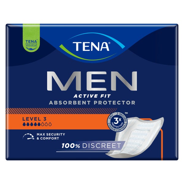 TENA Men Active Fit Level 3 Inkontinenzeinlagen, 16 Stück 16 St