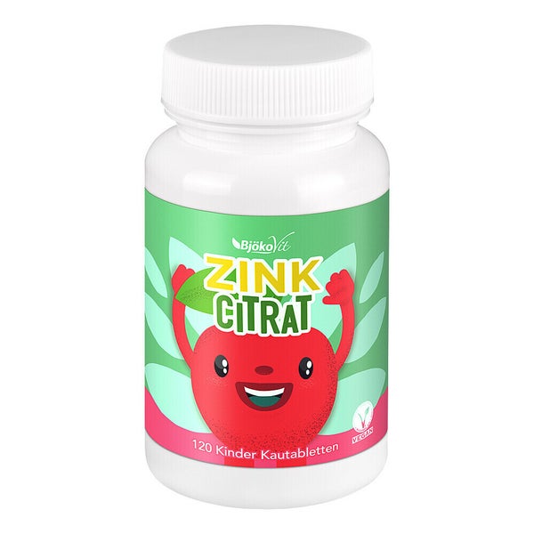 Zinkcitrat Kinder Kautabletten vegan 120 St