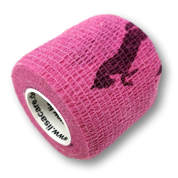 LisaCare selbstklebender Verband - Pferde Rosa - 5cm x 4,5cm 1 St