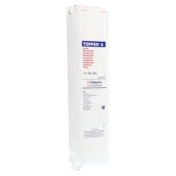 Topper 8 Kompressen 5x5 cm unsteril 200 St