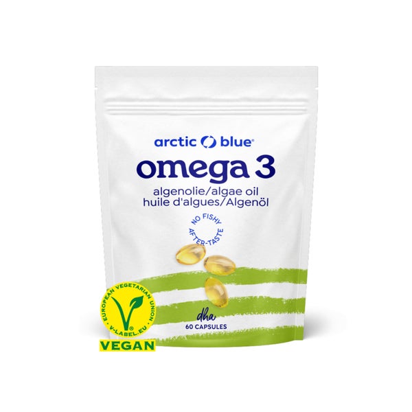 Arctic Blue Omega 3 Algenöl DHA mit kleine Kapseln 60 St