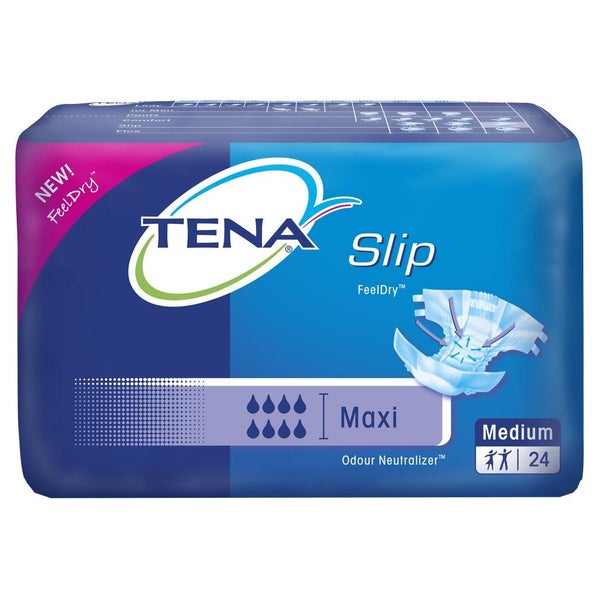 TENA Slip Maxi Gr. M All-in-One Inkontinenzprodukt, 24 Stück 24 St