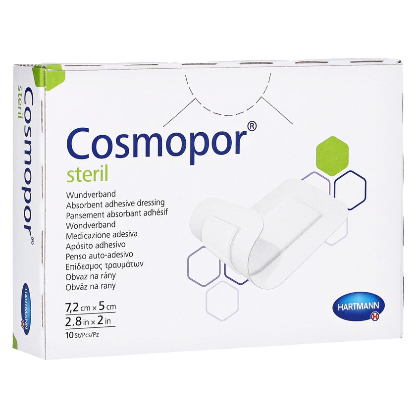 Cosmopor steril 7,2 x 5 cm 10 St