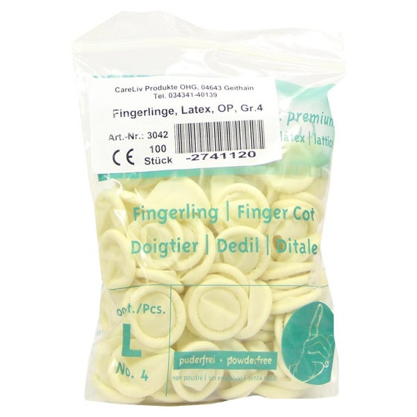 Fingerling Latex OP Gr.4 100 St