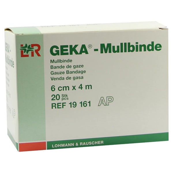 Mullbinden GEKA 6 cmx4 m 20 St