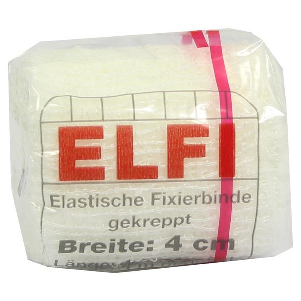 Dracoelfi Elastische Fixierbinde 4 cm x 4 m gekreppt 1 St