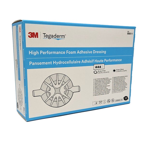 Tegaderm Foam Adhesive 10x11 cm oval 906 10 St